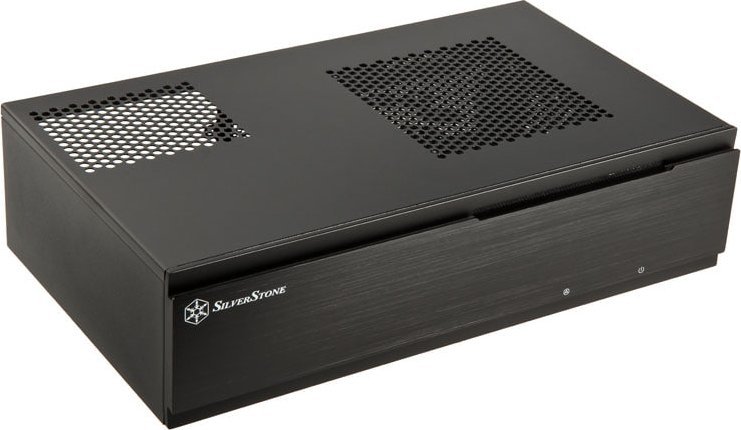 Silverstone SST-ML06B Milo HTPC Gehause - black Datora korpuss