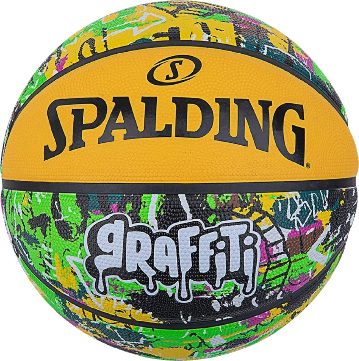 Spalding Spalding Graffiti Ball 84374Z Zolte 7 84374Z (689344405964) bumba