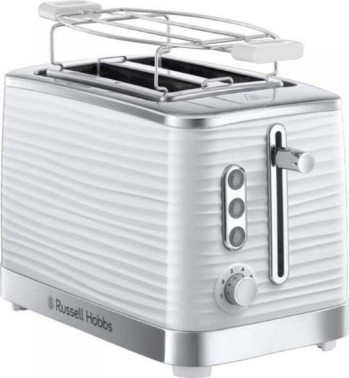 Russell Hobbs Inspire White Toaster Tosteris