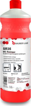 Sauber Sauber Lab SR35 WC REINIGER Wydajny preparat do mycia sanitariatow 1 l SR35/1L (4038409126010) Sadzīves ķīmija