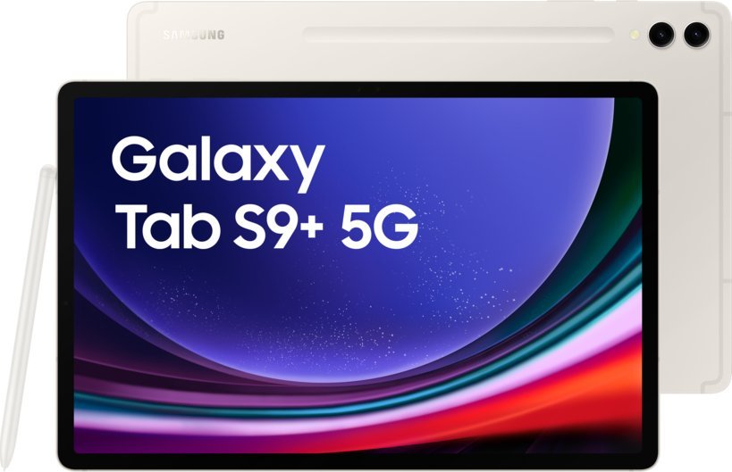 Samsung Galaxy Tab S9+ 5G (512GB) 12GB beige Planšetdators