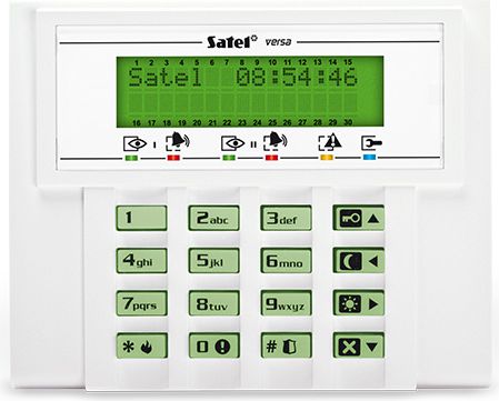 Satel Zestaw VERSA plyta glowna VERSA 15, manipulator VERSA-LCD-GR, obudowa OPU-4 P (15-KLCD) VERSA 15-KLCD (5905033332171)