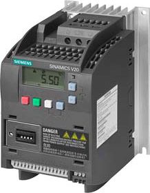 Siemens Falownik Uwe=400V, Uwy=3x400V/4,1A 1,5kW Sinamics V20 (6SL3210-5BE21-5UV0) auto akumulatoru lādētājs