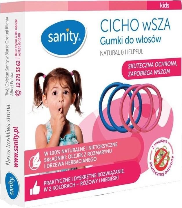 Sanity CICHO wSZA Gumki do wlosow 1op.(4szt.) 45035 (5907438902126)