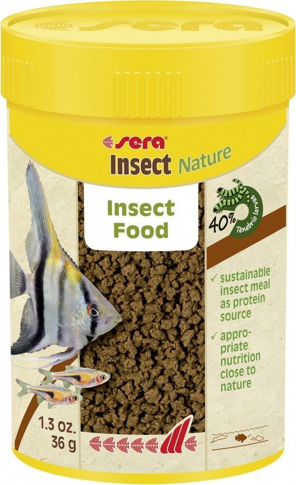 Sera Insect Nature 100 ml, pokarm podstawowy SE-32615 (4001942534932) zivju barība
