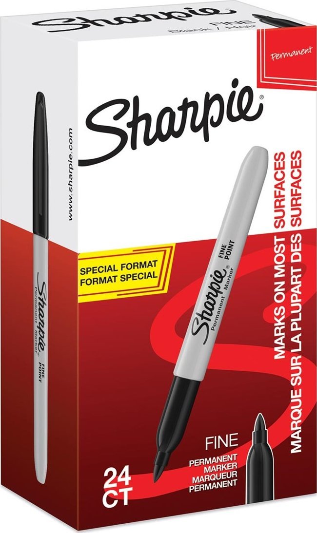 Sharpie Marker Fein Rundspitze Value Pack 24 Stuck