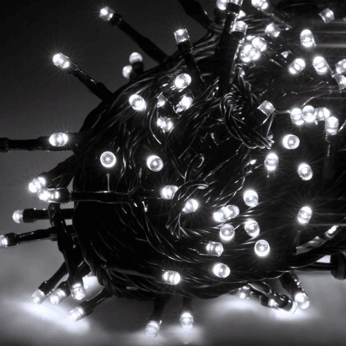 Lampki choinkowe Rebel 100 LED biale zimne ZAR0478-1 (5901890075282) Ziemassvētku lampiņas