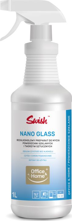 Swish Swish Nano Glass - Plyn do mycia szyb z nanotechnologia - 1 l 640993 (5907662640993) Sadzīves ķīmija
