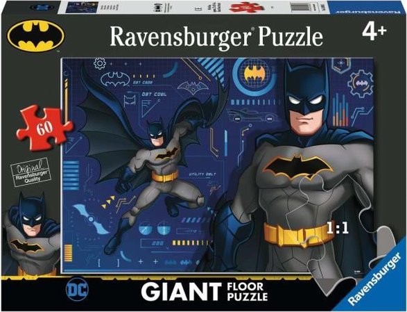 Ravensburger Puzzle 60el podlogowe Batman Giant 030965 Ravensburger RAP 030965 (4005556030965) puzle, puzzle