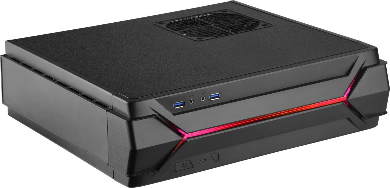 SilverStone RAVEN Z SST-RVZ03B Mini-ITX Gehause black (ohne Netzteil) Datora korpuss