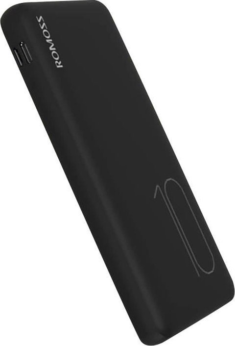 Powerbank Romoss PSP10 10000 mAh Czarny Powerbank, mobilā uzlādes iekārta