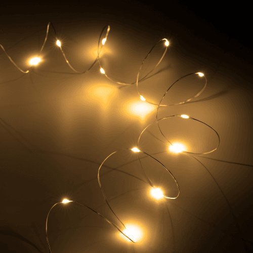 Lampki choinkowe Rebel 50 LED biale cieple ZAR0546 (5901890074308) Ziemassvētku lampiņas