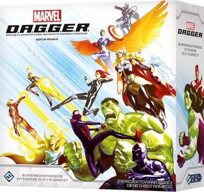 Rebel Marvel D.A.G.G.E.R. (edycja polska) GXP-875473 (841333121648) galda spēle