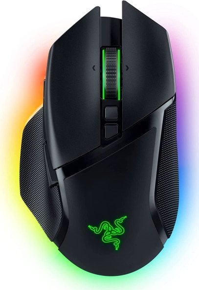 Razer Gaming Mouse Basilisk V3 Pro Optical mouse, Black, Wired Datora pele