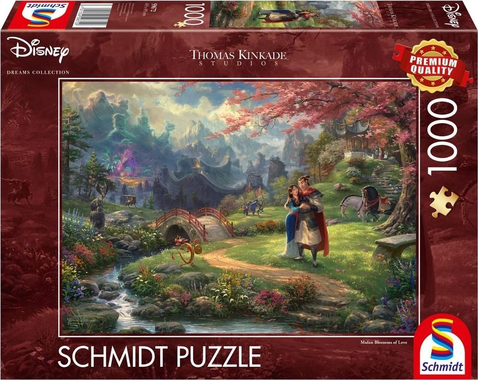 Schmidt Spiele Puzzle PQ 1000 Mulan (Disney) G3 402579 (4001504596729) puzle, puzzle