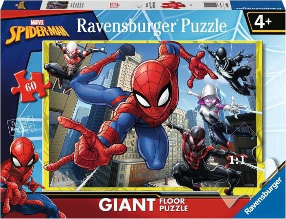 Ravensburger Puzzle 60el podlogowe Spider-Man Giant 030958 Ravensburger RAP 030958 (4005556030958) puzle, puzzle