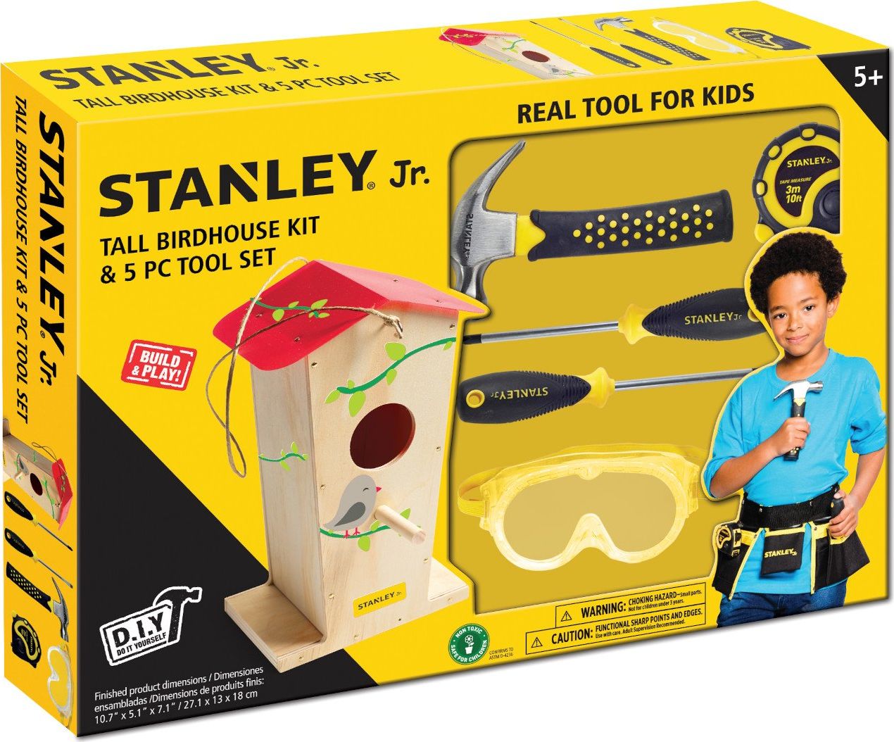 Stanley Junior Domek dla ptakow Stanley Jr + narzedzia dla dzieci (STOK008-T05-SY) 7290017511900 (7290017511900)