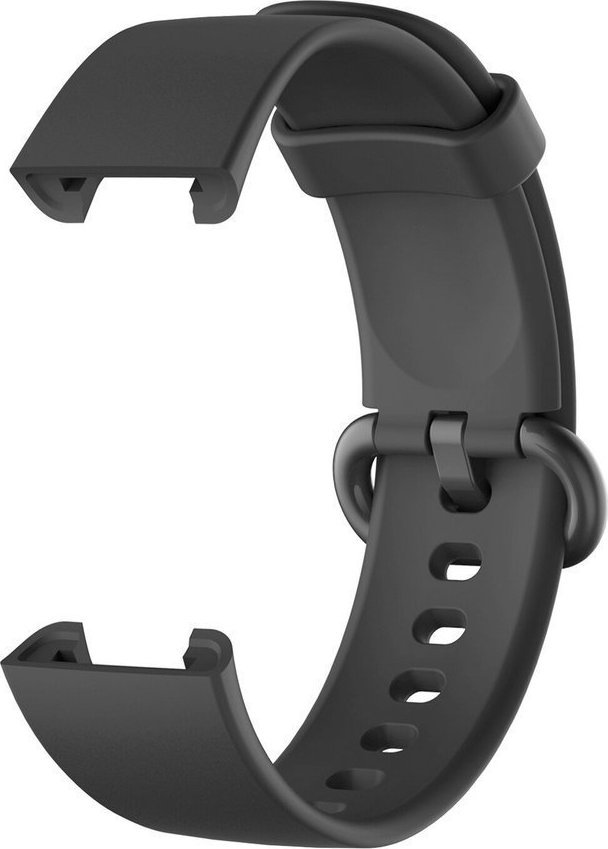 Strado Silicone strap for Xiaomi Mi Watch Lite (Black) universal