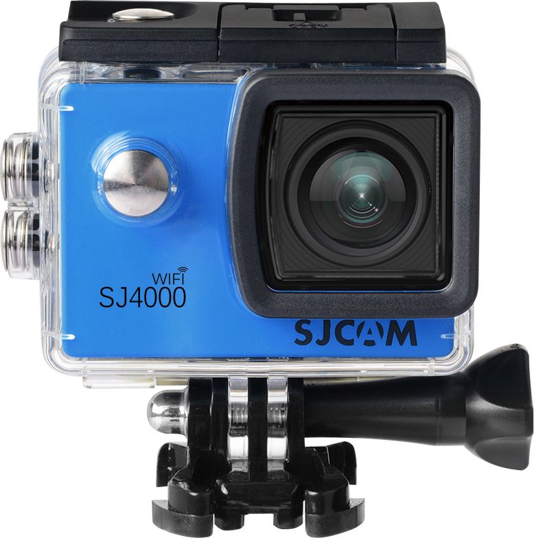 Kamera SJCAM SJ4000 WiFi niebieska 0000000999 (6970080834441) sporta kamera
