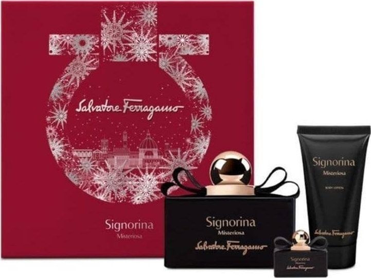 Salvatore Ferragamo Salvatore Ferragamo Signorina Misteriosa zestaw woda perfumowana spray 100ml + woda perfumowana 5ml + balsam do ciala 50