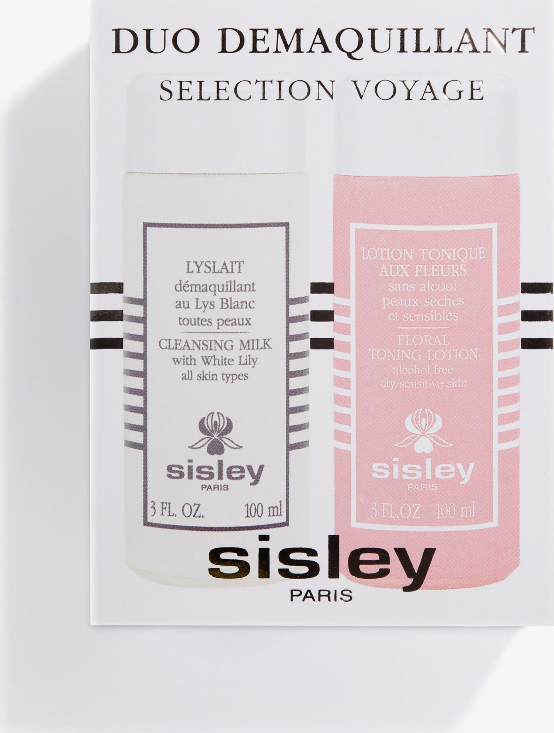 Sisley SISLEY SET (DUO DEMAQUILLANT CLEANSING MILK WITH WHITE LILY 100ML + FLORAL TONINNG LOTION 100ML) 8339303 (3473311130310)