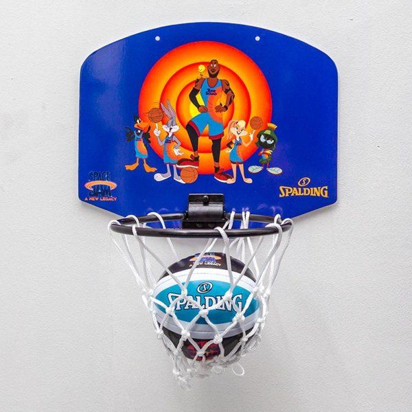 Spalding Tablica do koszykowki Mini Spalding Space Jam Tune Squad fioletowo-pomaranczowa 79005Z (T3208) - 689344412214 T3208 (0689344412214) Trenažieri