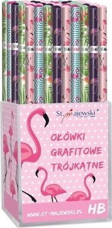 St-Majewski Kredki Olowki trojkatne ST.MAJEWSKi HB, 72 szt. Flaming AE795PRU (5903235629464)