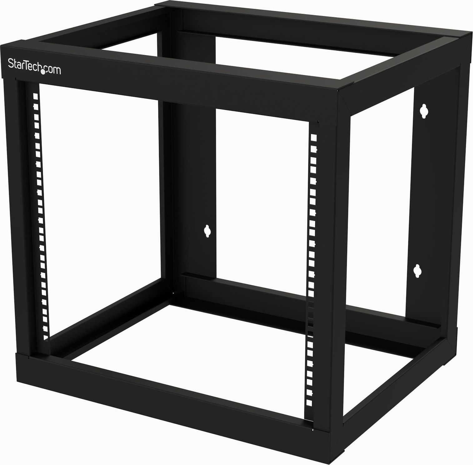 9U 19" Wall Mount Network Rack 17" Deep 2 Post Open Frame for Server Room/Dat... datortīklu aksesuārs