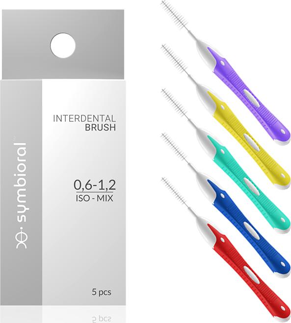 Symbioral Interdental brush Mix 5 szt. 9457887 (5908239791261) mutes higiēnai