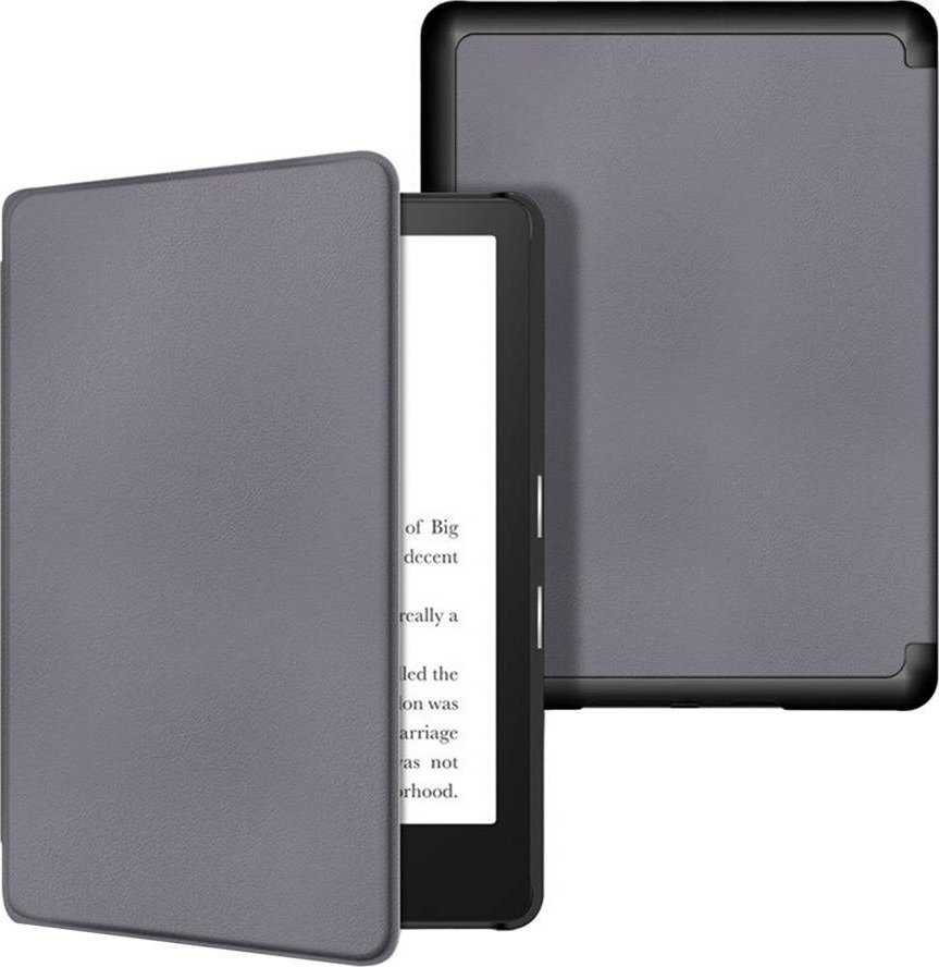 Pokrowiec Strado Etui Hard PC Smart Case do Kindle Paperwhite 5 (Szare) uniwersalny 9729627 (5907694859486) planšetdatora soma