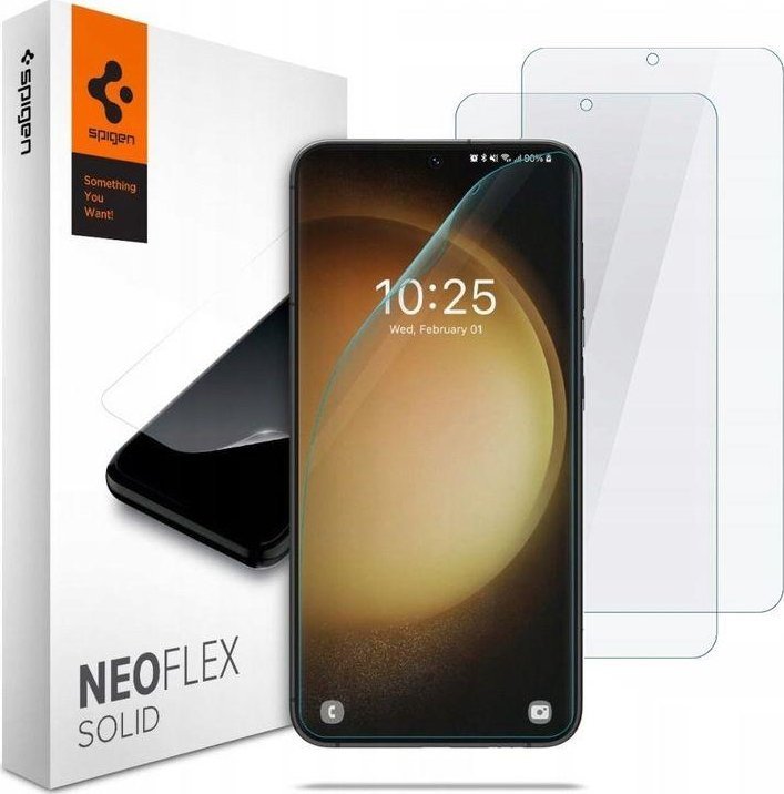 Spigen Film Neo Flex 2 Pack - Samsung Galaxy S23 aizsardzība ekrānam mobilajiem telefoniem