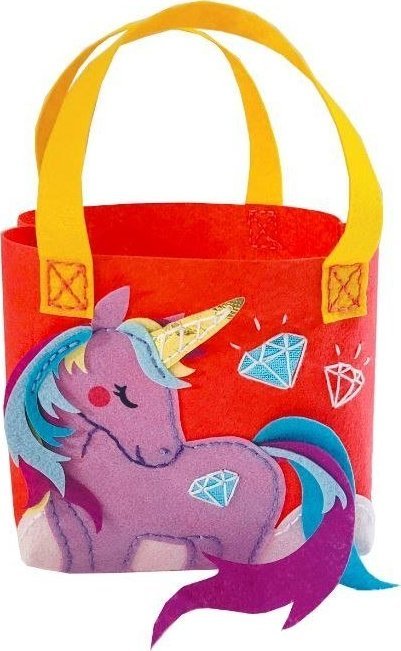 Creative kit Felt Needlework Unicorn Bag galda spēle