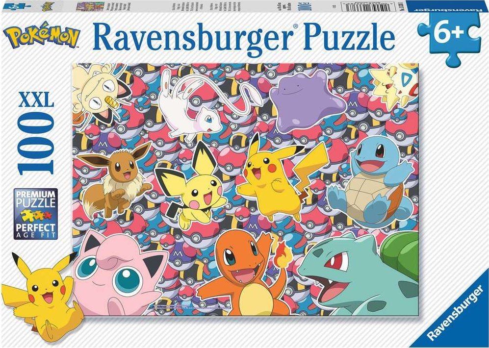 Ravensburger Ravensburger children's puzzle Pokemon - Ready to fight! (100 parts) 13338 (4005556133383) puzle, puzzle