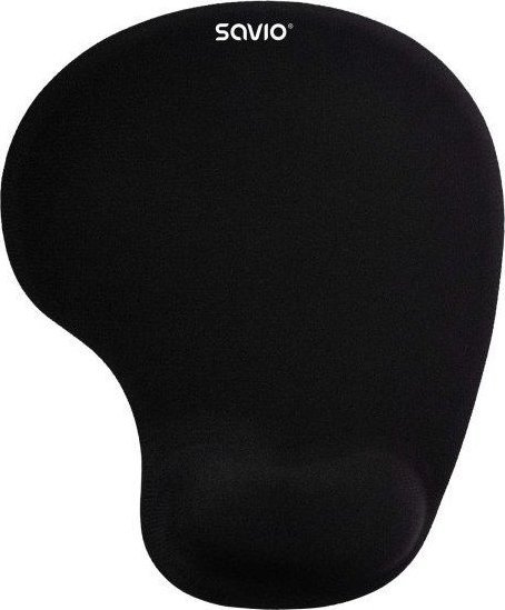 SAVIO MP-01B mouse pad black peles paliknis