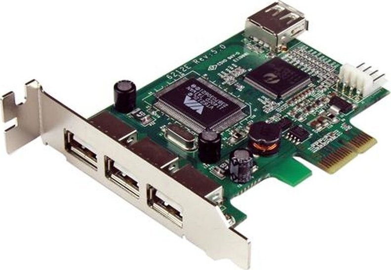 StarTech.com 4 Port USB 2.0 PCI Express Low Profile Schnittstellenkarte (PEXU... tīkla karte