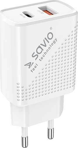 Ladowarka Savio LA-04 1x USB-A 1x USB-C 3 A (1_787921) 1_787921 (5901986046790) iekārtas lādētājs