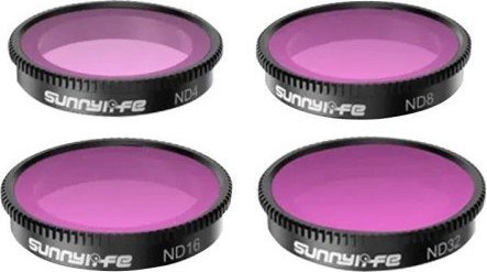 Filtr SunnyLife Zestaw 4 filtrow ND4+ND8+ND16+ND32 Sunnylife do Insta360 GO 3/2 UV Filtrs