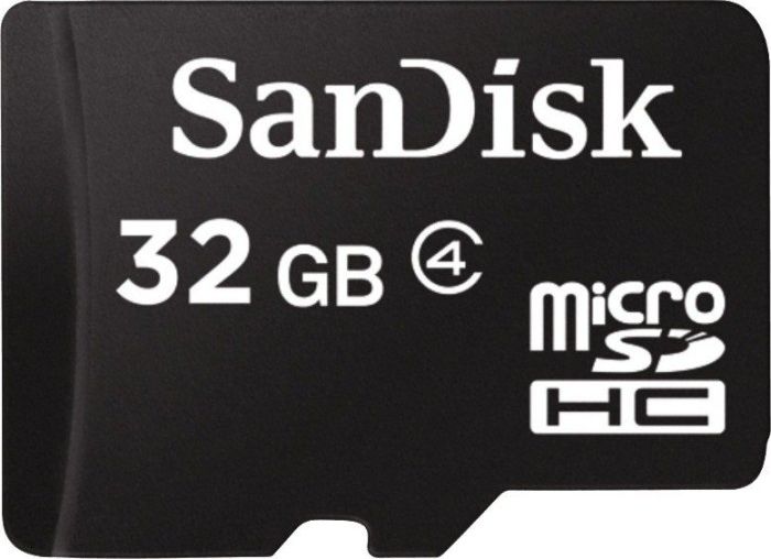 Karta SanDisk MicroSDHC 32 GB Class 4  (1147580000) 1147580000 (0619659066918) atmiņas karte