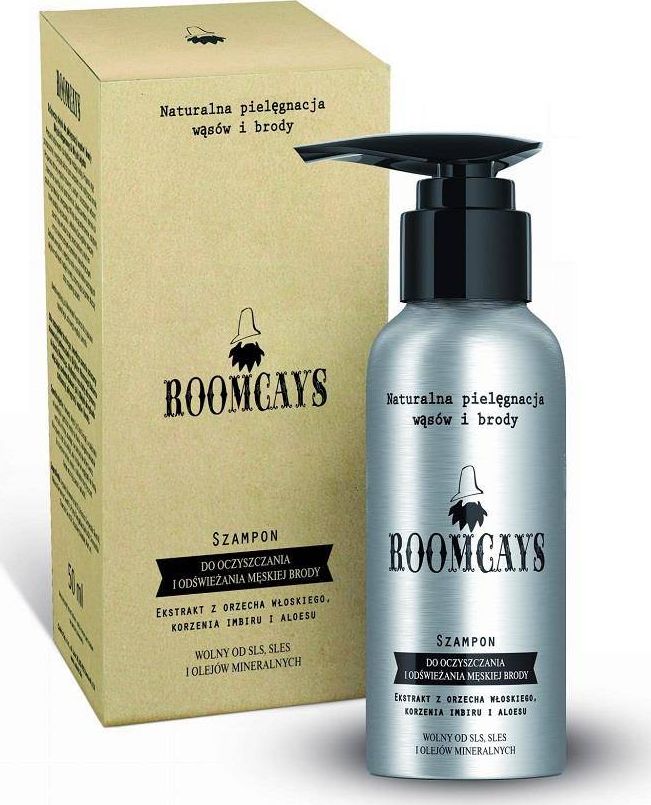 Roomcays ROOMCAYS_Szampon do oczyszczania i odswiezania meskiej brody 120ml 5907573417240 (5907573417240) Matu šampūns