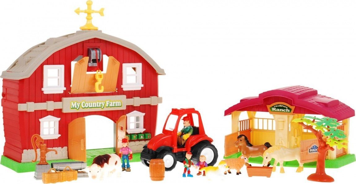 Figurka Ramiz Duza Farma Traktor Stodola ZPG.16494A (5903864903461) bērnu rotaļlieta