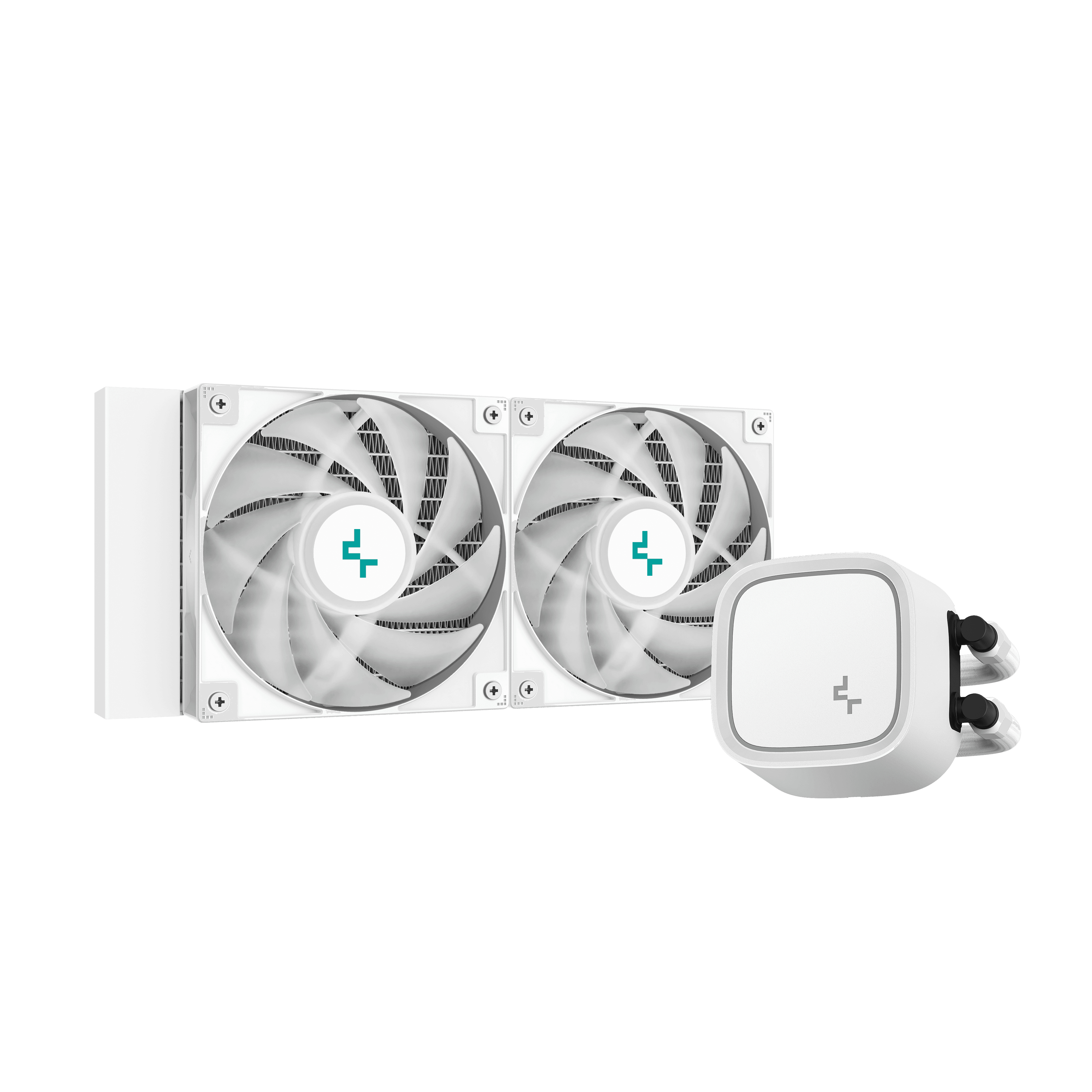 Deepcool LE520 All-in-one Liquid Cooler, White procesora dzesētājs, ventilators