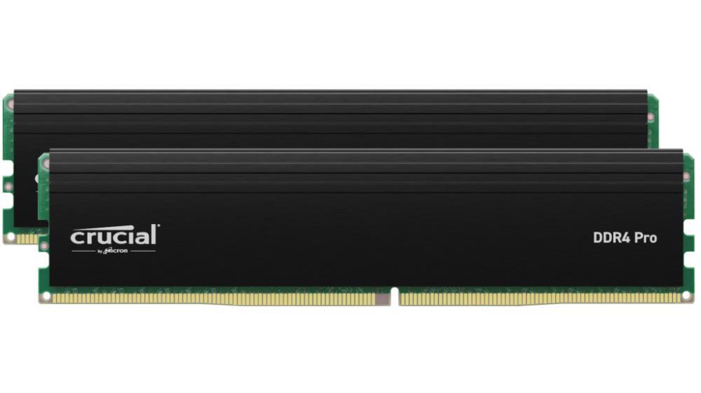 Crucial Pro DDR4-3200 Kit   32GB 2x16GB UDIMM CL22 (8Gbit/16Gbit) operatīvā atmiņa