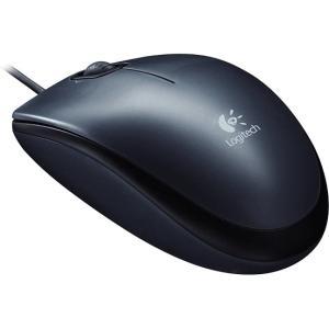 Logitech M100, Corded mouse, Grey Datora pele