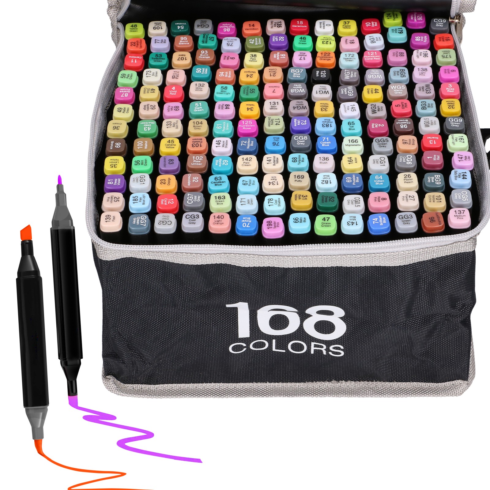 Extralink | Alcohol Marker Set | felt-tip pens, markers, markers, 168 colours