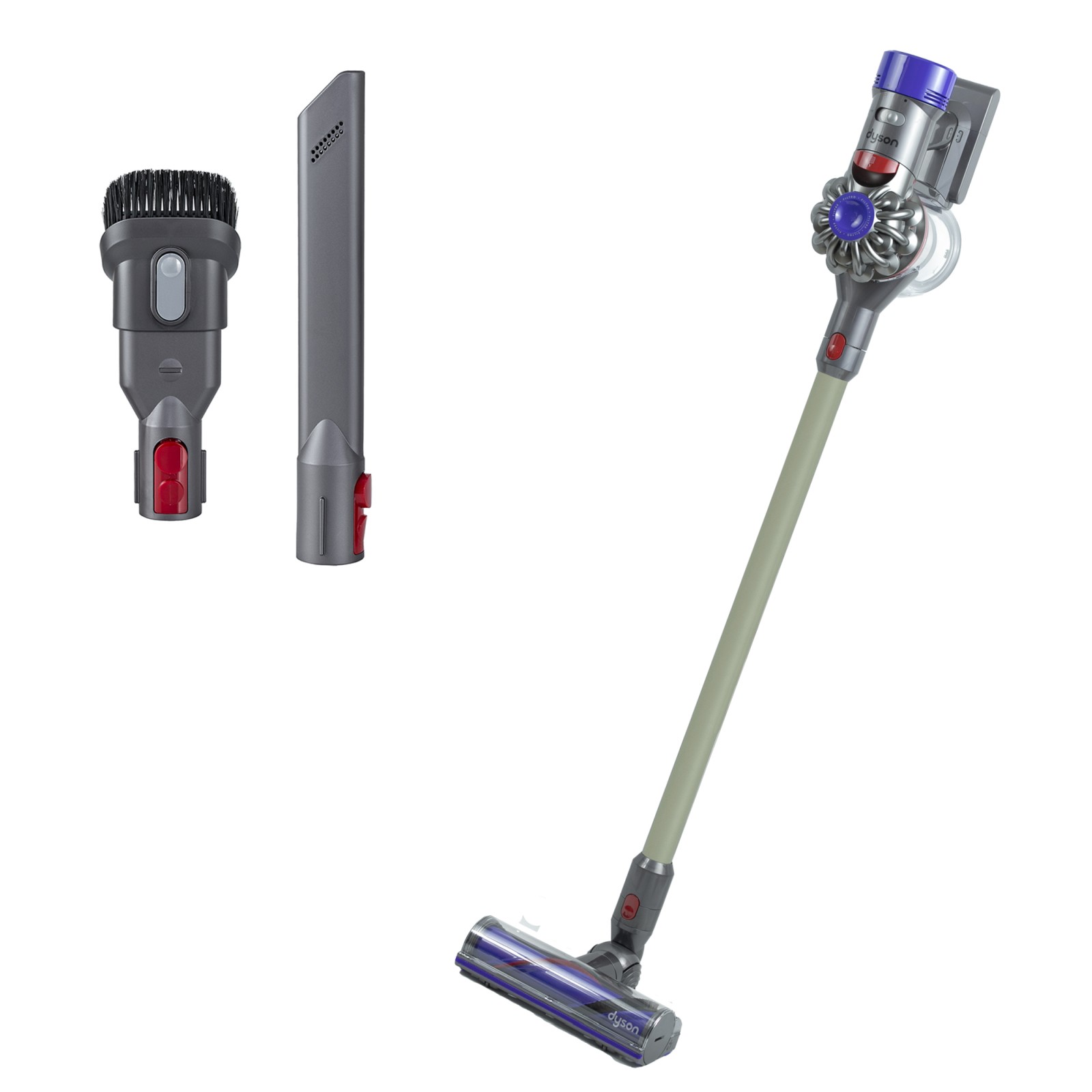 DYSON SV25 V8 CORDLESS VACUUM CLEANER - SILVER NICKEL Putekļu sūcējs