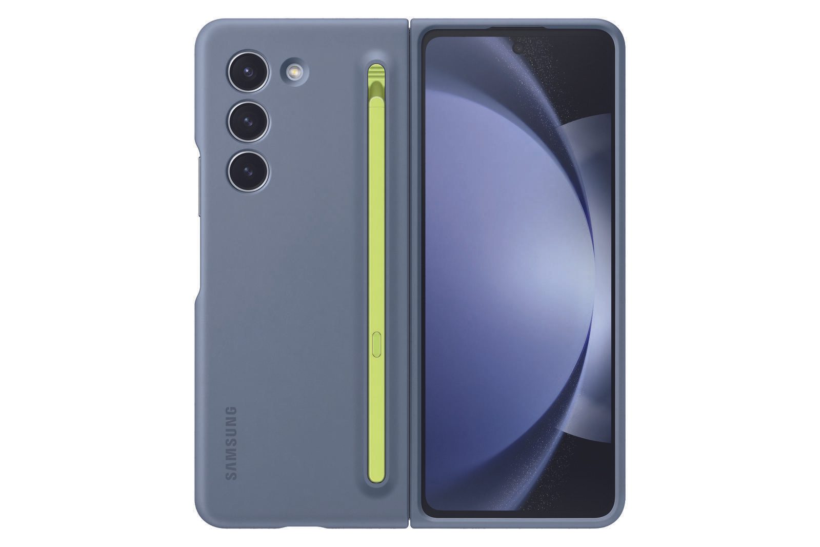 Samsung EF-OF94PCLEGWW Z Fold5 case blue|blue Slim S-pen™ Case + stylus maciņš, apvalks mobilajam telefonam