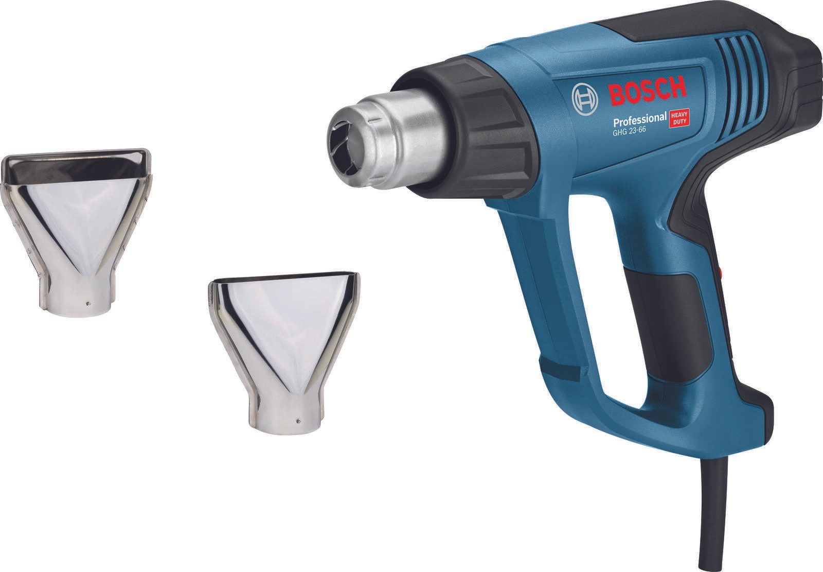 Bosch hot air tool GHG 23-66 Kit Professional + 2-part accessories (blue / black, 2,300 watts)  