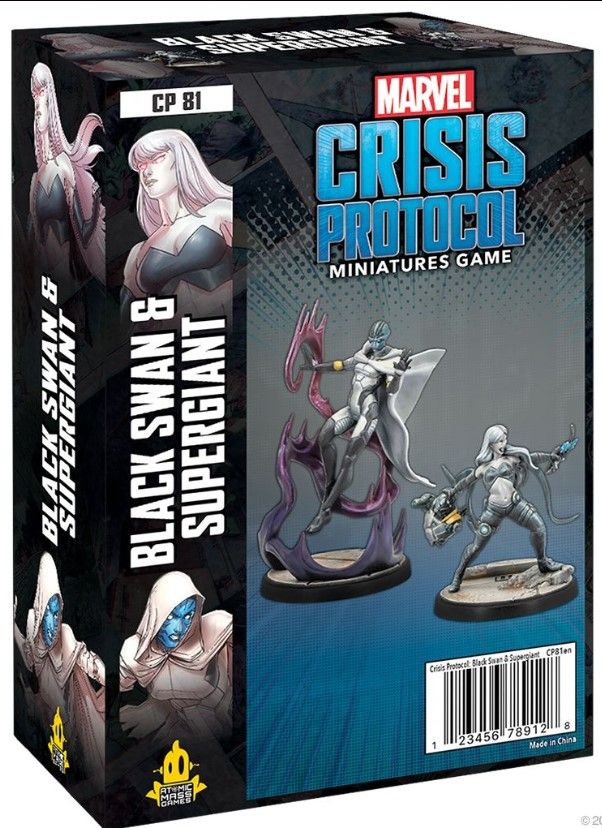 Atomic Mass Games Dodatek do gry Marvel: Crisis Protocol - Black Swan & Supergiant 2007241 (841333112745) galda spēle
