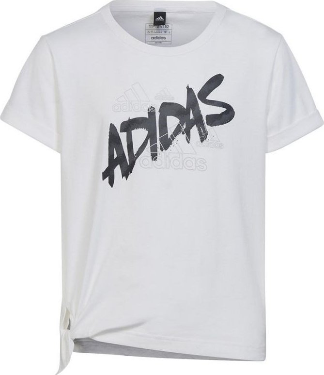 Adidas Koszulka adidas Dance Knotted Tee girls Jr HR5818