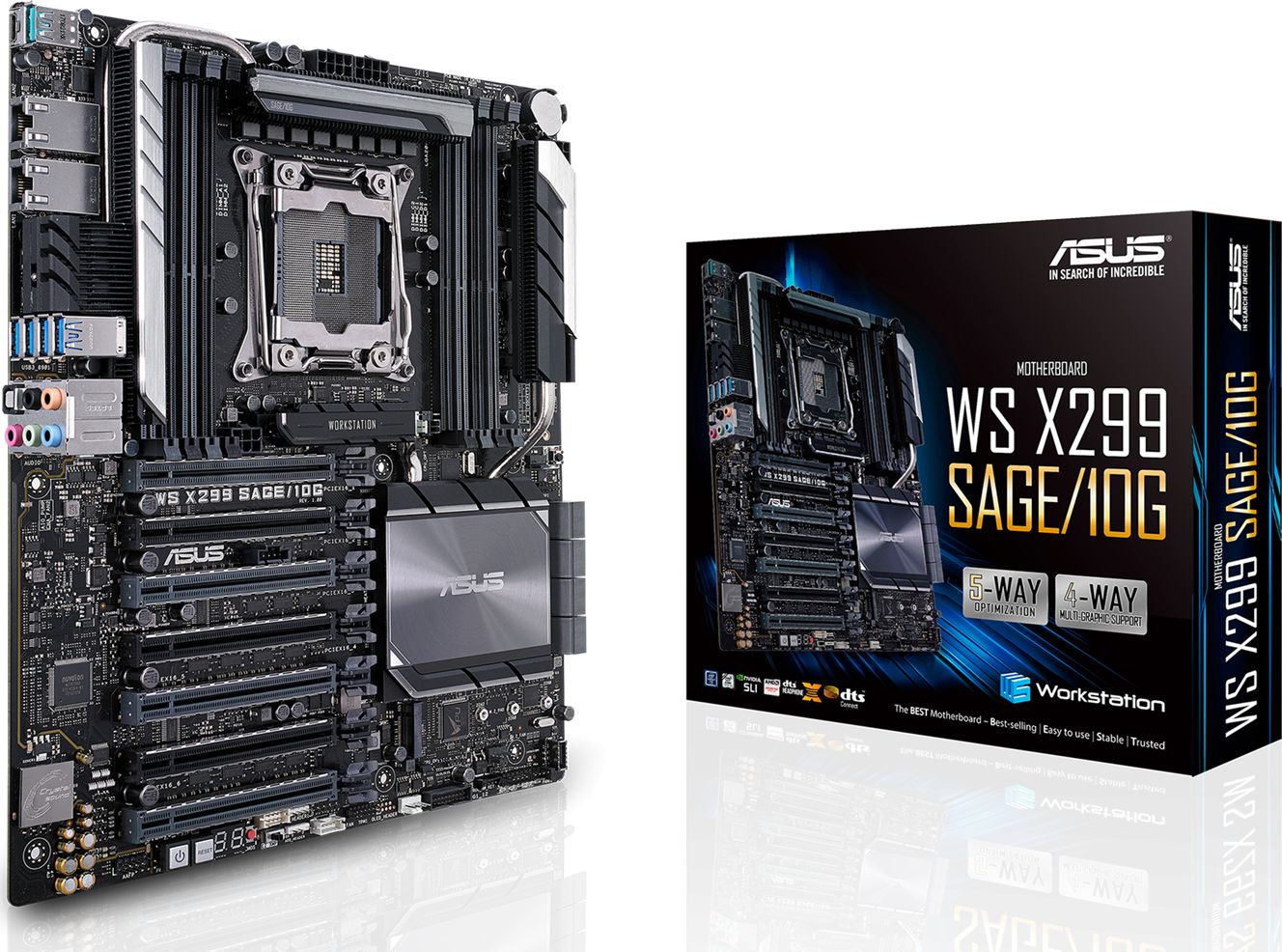 ASUS WS X299 SAGE/10G Server-/Workstation-Motherboard (90SW00H0-M0EAY0)